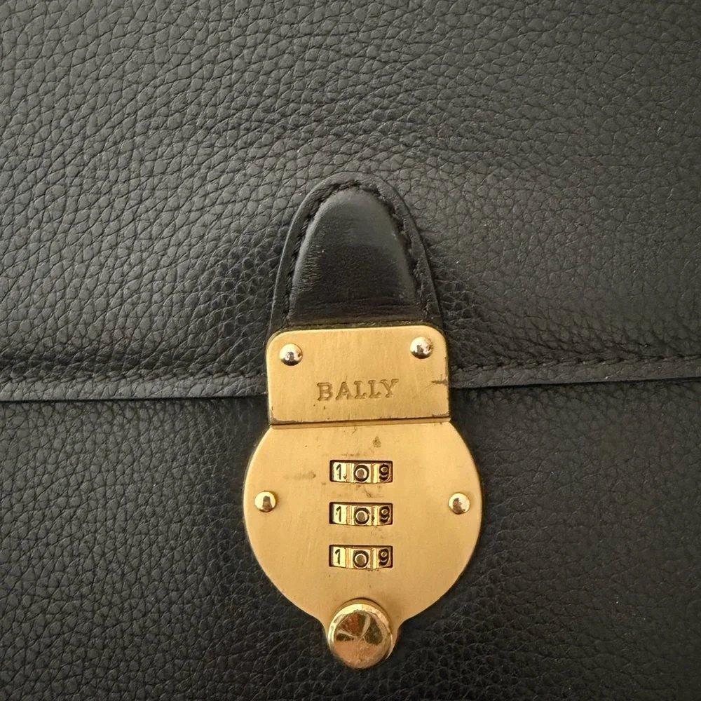 Bally work bag business briefcase laptop portfolio